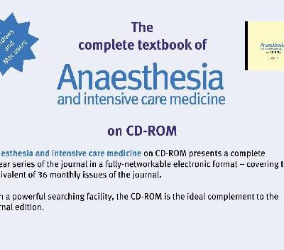 خرید و دانلود نسخه کامل کتاب Complete Textbook of Anaesthesia and Intensive Care Medicine on CD-ROM