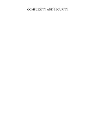 خرید و دانلود نسخه کامل کتاب Complexity and Security (Nato Science for Peace and Series) (Nato Science for Peace and Series)