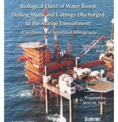 خرید و دانلود نسخه کامل کتاب Composition, Environmental Fates, and Biological Effects of Water Based Drilling Muds and Cuttings Discharged to the Marine Environment. A Synthesis and Annotated Bibliography
