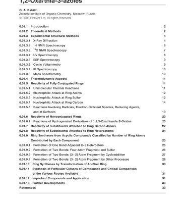 خرید و دانلود نسخه کامل کتاب Compr. Heterocyclic Chem. III Vol. 6 Other Five-membered Rings with Three or more Heteroatoms