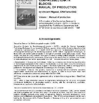 خرید و دانلود نسخه کامل کتاب Compressed Earth Blocks. Manual of Production