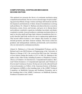 خرید و دانلود نسخه کامل کتاب Computational Continuum Mechanics