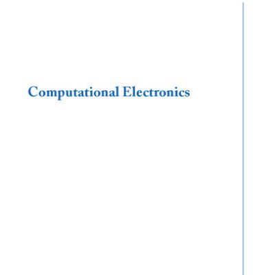 خرید و دانلود نسخه کامل کتاب Computational Electronics (Morgan 2006)