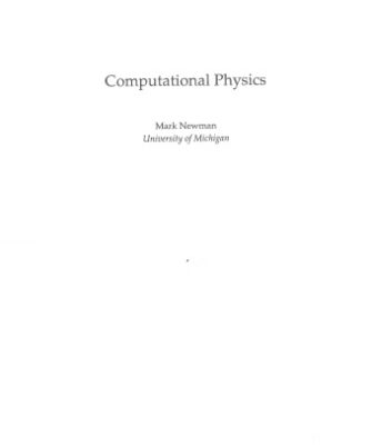 خرید و دانلود نسخه کامل کتاب Computational Physics