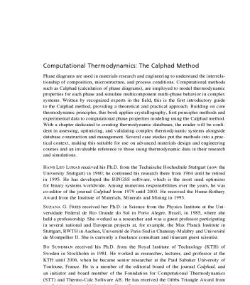 خرید و دانلود نسخه کامل کتاب Computational thermodynamics : the CALPHAD method