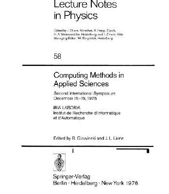 خرید و دانلود نسخه کامل کتاب Computing Methods in Applied Sciences: Second International Symposium, December 15-19, 1975 (English and French Edition)