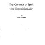 خرید و دانلود نسخه کامل کتاب Concept of Spirit: A Study of Pneuma in Hellenistic Judaism and its Bearing on the New Testament