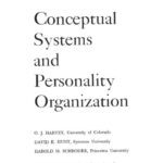 خرید و دانلود نسخه کامل کتاب Conceptual systems and personality organization