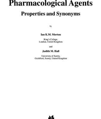 خرید و دانلود نسخه کامل کتاب Concise Dictionary of Pharmacological Agents – Properties and Synonyms