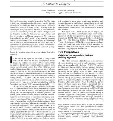 خرید و دانلود نسخه کامل کتاب Conditions for Intuitive Expertise