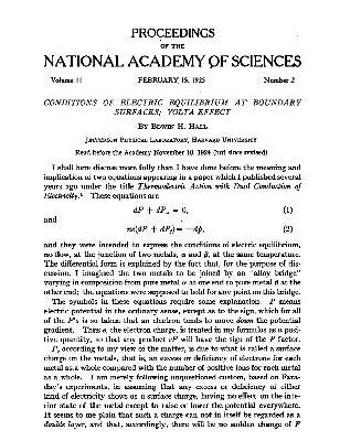 خرید و دانلود نسخه کامل کتاب Conditions of Electric Equilibrium at Boundary Surfaces; Volta Effect
