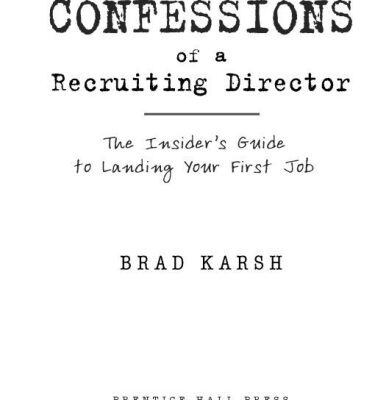 خرید و دانلود نسخه کامل کتاب Confessions of a Recruiting Director