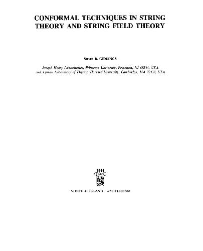 خرید و دانلود نسخه کامل کتاب Conformal techniques in string theory and string field theory_68bdb19eaf276.jpeg خرید و دانلود نسخه کامل کتاب Conformal techniques in string theory and string field theory