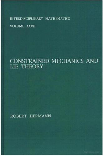 خرید و دانلود نسخه کامل کتاب Constrained mechanics and Lie theory_68be6cb793e60.jpeg خرید و دانلود نسخه کامل کتاب Constrained mechanics and Lie theory