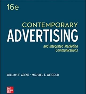 خرید و دانلود نسخه کامل کتاب Contemporary Advertising (16th Edition) BY Arens – Orginal Pdf