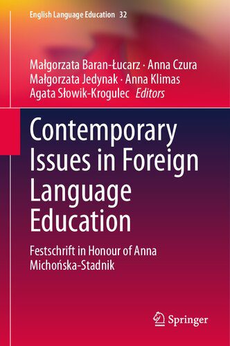خرید و دانلود نسخه کامل کتاب Contemporary Issues in Foreign Language Education: Festschrift in Honour of Anna Michońska-Stadnik_68c693cbb6512.jpeg خرید و دانلود نسخه کامل کتاب Contemporary Issues in Foreign Language Education: Festschrift in Honour of Anna Michońska-Stadnik