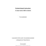 خرید و دانلود نسخه کامل کتاب Content-based instruction. A closer look at CBI in Iceland