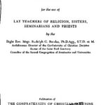 خرید و دانلود نسخه کامل کتاب Contents and Methods of Catechization for the Use of Lay Teachers of Religion, Sisters, Seminarians and Priests