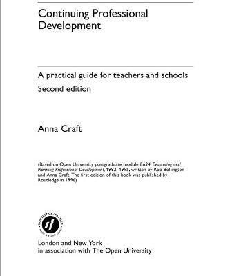 خرید و دانلود نسخه کامل کتاب Continuing Professional Development: A Practical Guide for Teachers and Schools (Educational Management)