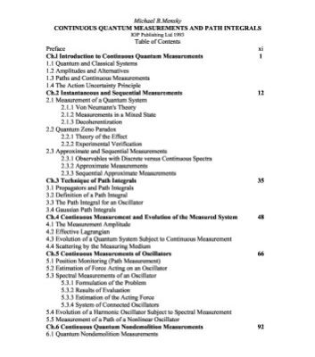 خرید و دانلود نسخه کامل کتاب Continuous quantum measurements and path integrals