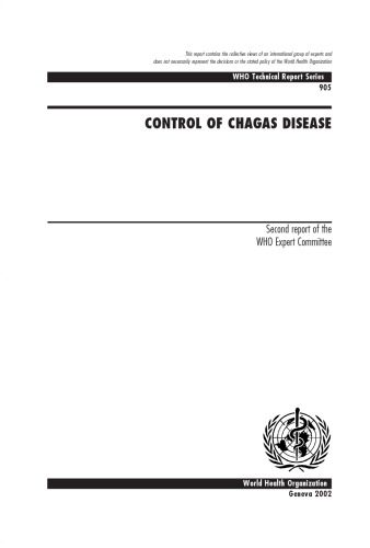 خرید و دانلود نسخه کامل کتاب Control of Chagas Disease: 2nd Report of the WHO Expert Committee on Chagas Disease (Technical Report Series)_68b99acf83463.jpeg خرید و دانلود نسخه کامل کتاب Control of Chagas Disease: 2nd Report of the WHO Expert Committee on Chagas Disease (Technical Report Series)