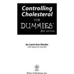خرید و دانلود نسخه کامل کتاب Controlling Cholesterol For Dummies