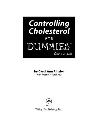 خرید و دانلود نسخه کامل کتاب Controlling Cholesterol For Dummies_68cbe16516c05.jpeg خرید و دانلود نسخه کامل کتاب Controlling Cholesterol For Dummies