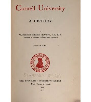 خرید و دانلود نسخه کامل کتاب Cornell University. A History