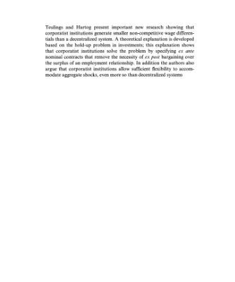 خرید و دانلود نسخه کامل کتاب Corporatism or Competition?: Labour Contracts, Institutions and Wage Structures in International Comparison