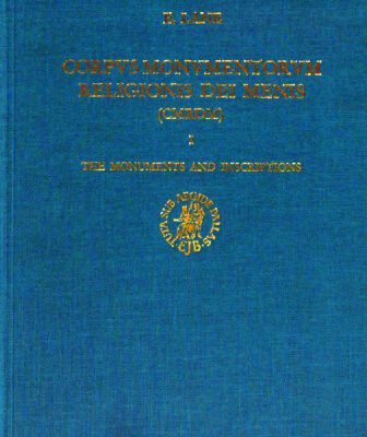 خرید و دانلود نسخه کامل کتاب Corpus monumentorum religionis dei Menis (CMRDM), Vol. I: The Monuments and Inscriptions