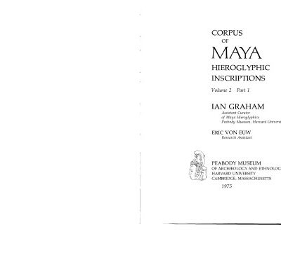 خرید و دانلود نسخه کامل کتاب Corpus of Maya Hieroglyphic Inscriptions 2.1 (Naranjo)