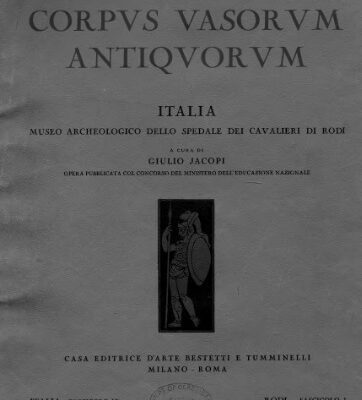 خرید و دانلود نسخه کامل کتاب Corpus vasorum antiquorum: Rhodes Museum i (Italy 9)