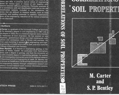 خرید و دانلود نسخه کامل کتاب Correlations of Soil Properties