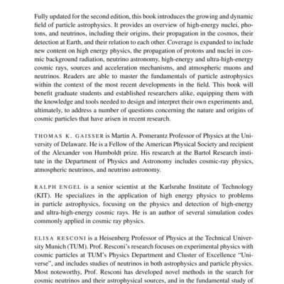 خرید و دانلود نسخه کامل کتاب Cosmic Rays and Particle Physics