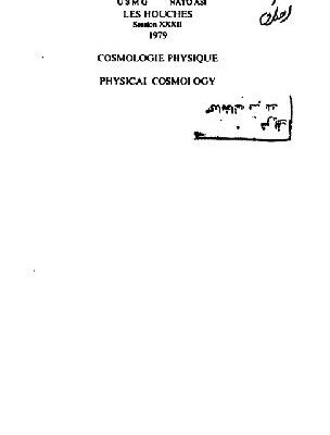 خرید و دانلود نسخه کامل کتاب Cosmologie physique = Physical cosmology