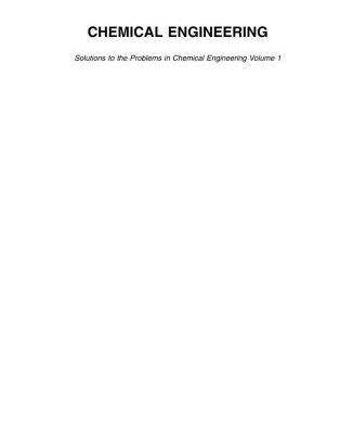 خرید و دانلود نسخه کامل کتاب Coulson&Richardson’s Chemical Engineering. V.4. Solutions to the Problems in Chemical Engineering from Volume 1
