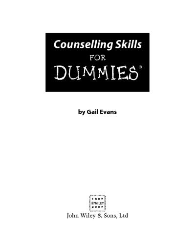 خرید و دانلود نسخه کامل کتاب Counselling Skills For Dummies (For Dummies)