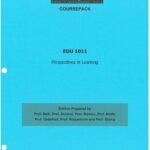 خرید و دانلود نسخه کامل کتاب Coursepack EDU 1011 Perspectives in Learning
