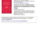 خرید و دانلود نسخه کامل کتاب Cracks in the city: Addressing the constraints and potentials of urban design