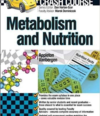 خرید و دانلود نسخه کامل کتاب Crash Course Metabolism and Nutrition 4th Edition Ebook
