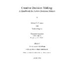 خرید و دانلود نسخه کامل کتاب Creative Decision Making