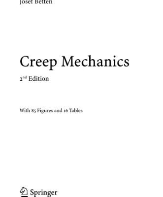 خرید و دانلود نسخه کامل کتاب Creep Mechanics