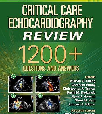 خرید و دانلود نسخه کامل کتاب Critical Care Echocardiography Review: 1200+ Questions and Answers –  +  Pdf