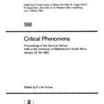 خرید و دانلود نسخه کامل کتاب Critical Phenomena: Proceedings of the Summer School Held at the University of Stellenbosch, South Africa January 18–29, 1982