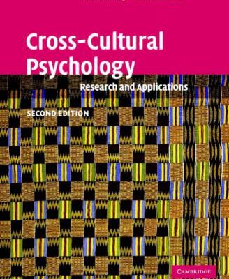 خرید و دانلود نسخه کامل کتاب Cross-cultural Psychology: Research and Applications