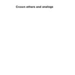 خرید و دانلود نسخه کامل کتاب Crown ethers and analogs