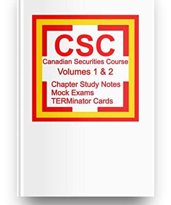خرید و دانلود نسخه کامل کتاب CSC Canadian Securities Course Exam Prep Study Kit Textbook Check – + Pdf