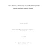 خرید و دانلود نسخه کامل کتاب Cultural adaptation to climate change and the 1997-2010 drought in the suburban landscape of Melbourne, Australia