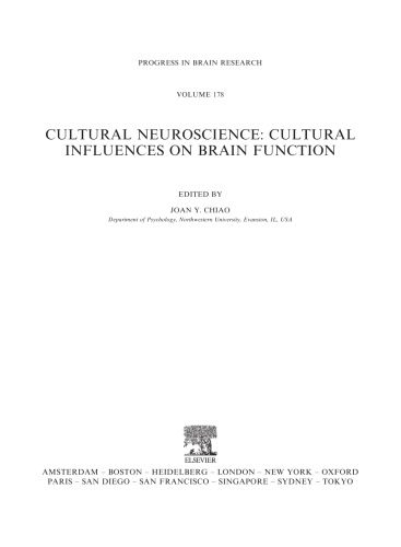 خرید و دانلود نسخه کامل کتاب Cultural Neuroscience: Cultural Influences on Brain Function_68bb4d45e74ad.jpeg خرید و دانلود نسخه کامل کتاب Cultural Neuroscience: Cultural Influences on Brain Function