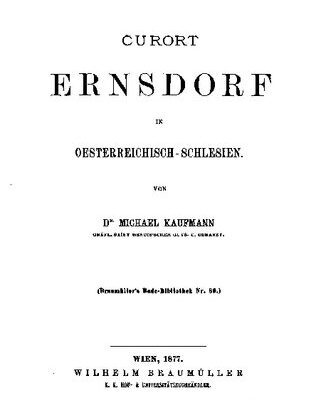 خرید و دانلود نسخه کامل کتاب Curort [Kurort] Ernsdorf in Österreichisch-Schlesien